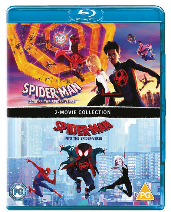 Spider-Man: Across / Into The Spider-Verse [Blu-ray Set] [Region Free] (READ)  - Acceptable - Attic Discovery Shop