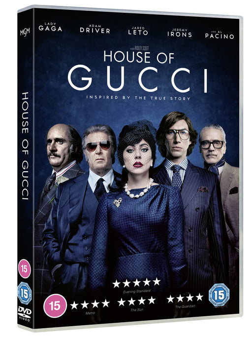 House of Gucci [DVD] [2021] [UK PAL Region 2, 4] - New Sealed - Attic Discovery Shop