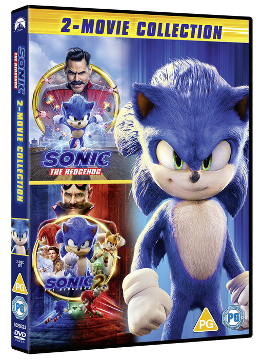 Sonic The Hedgehog Two Movie Collection [DVD] [2022] [Region 2] - New Sealed - Attic Discovery Shop