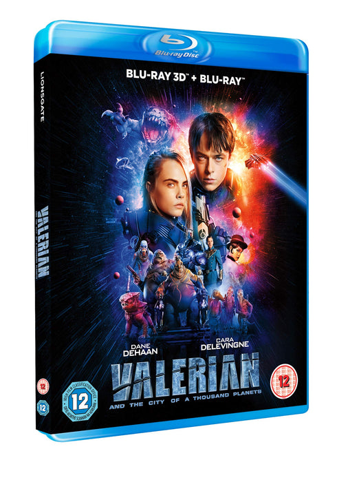 Valerian 3D & 2D [Blu-ray] [Region B] [2017] - New Sealed - Attic Discovery Shop