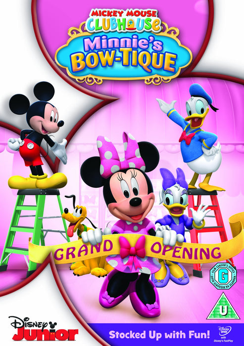 Mickey Mouse Clubhouse: Minnie's Bowtique [DVD] [2013] [Reg 2] Disney NEW Sealed