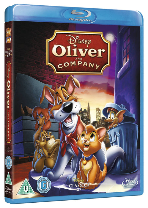 Oliver and Company [Blu-ray] 1988 [Region Free] (+ Slipcover) Disney NEW Sealed - Attic Discovery Shop