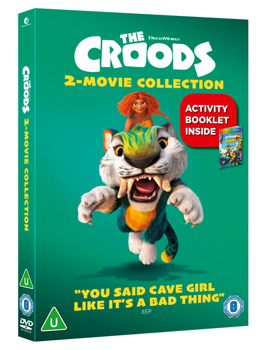 The Croods & A New Age Two Movie Collection [DVD] [2022] [Region 2] - New Sealed - Attic Discovery Shop