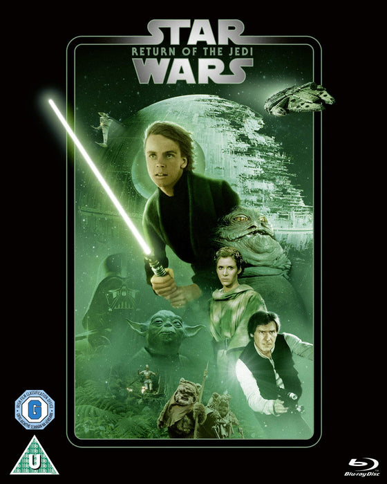 Star Wars Episode VI: Return of the Jedi [Blu-ray] 1983 [Region Free] NEW Sealed