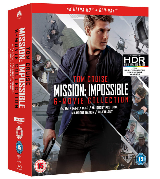 Mission: Impossible - The 6-Movie Collection 4K Ultra-HD + Blu-ray [Region Free]  - Acceptable - Attic Discovery Shop