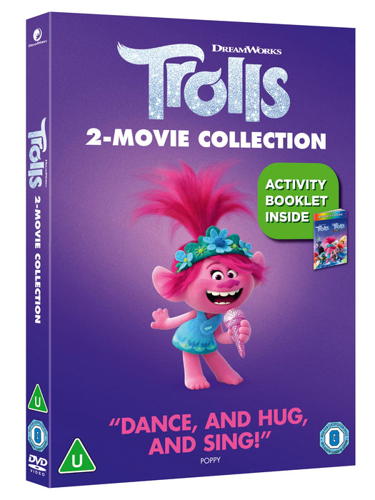 Trolls & World Tour 2pk Two Movie Collection [DVD] [2022] [Region 2] NEW Sealed - Attic Discovery Shop