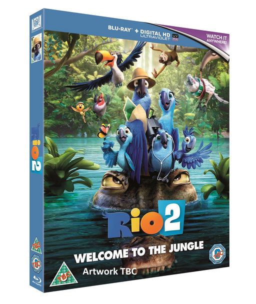 Rio 2 [Blu-ray] [2014] [Region A + B UK Release] Kids / Family Film - New Sealed - Attic Discovery Shop
