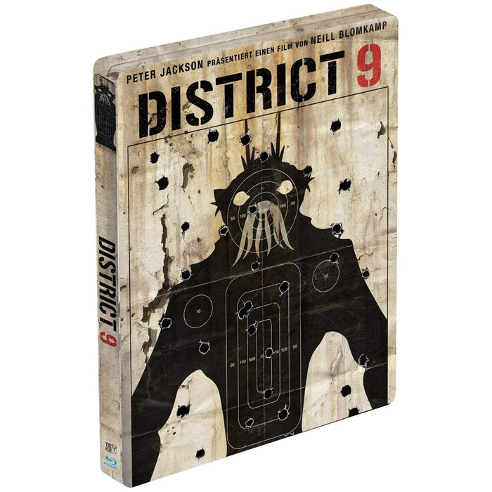 District 9 (Limited Steelbook Edition) [Blu-ray] [2009] [Region B] - Acceptable - Attic Discovery Shop