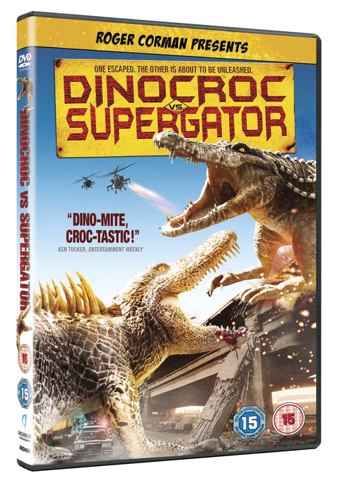 Dinocroc Vs Supergator [DVD] [Reg2] 2010 Roger Corman Horror Sci-Fi - New Sealed - Attic Discovery Shop