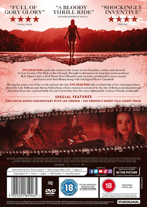 Evil Dead Rise [DVD] [Region 2] (2023 Horror Film)  - Good - Attic Discovery Shop
