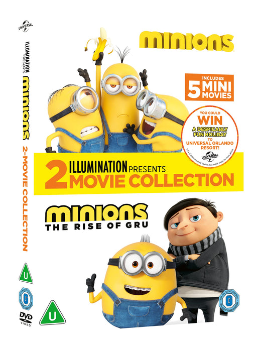 Minions 2-Movie Collection [DVD] [2022] [Region 2, 4 / PAL] - New Sealed - Attic Discovery Shop