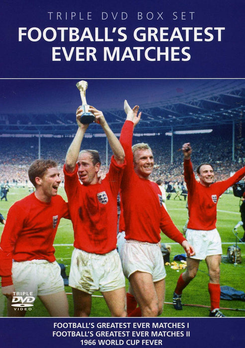 Football's Greatest Ever Matches 3+ Hours! [DVD Box Set] [Region 2] - New Sealed - Attic Discovery Shop