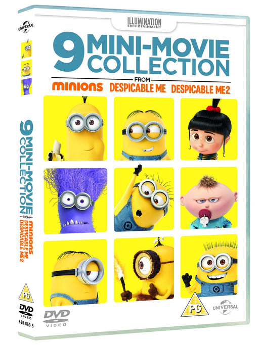 9 Mini-Movie Collection From Minions, Despicable Me 1 & 2 [DVD] UK - New Sealed - Attic Discovery Shop