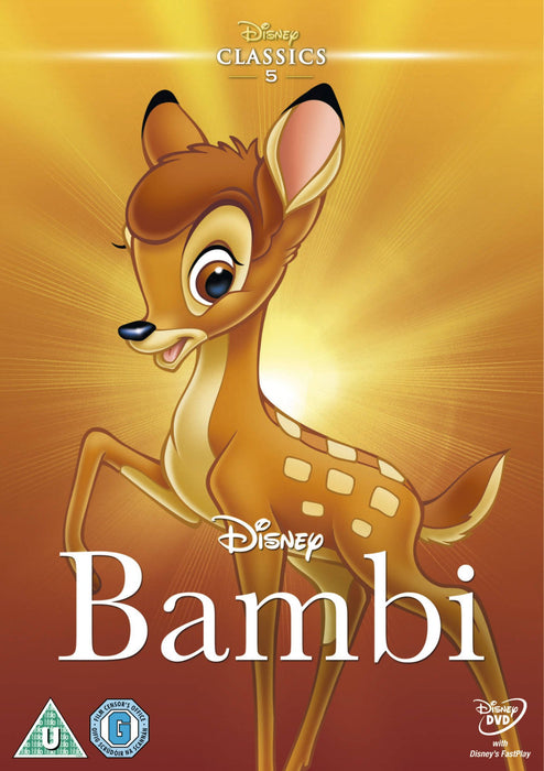 Bambi (1942) (+Inc Limited Edition Artwork Sleeve) [DVD] [Region 2] - New Sealed - Attic Discovery Shop