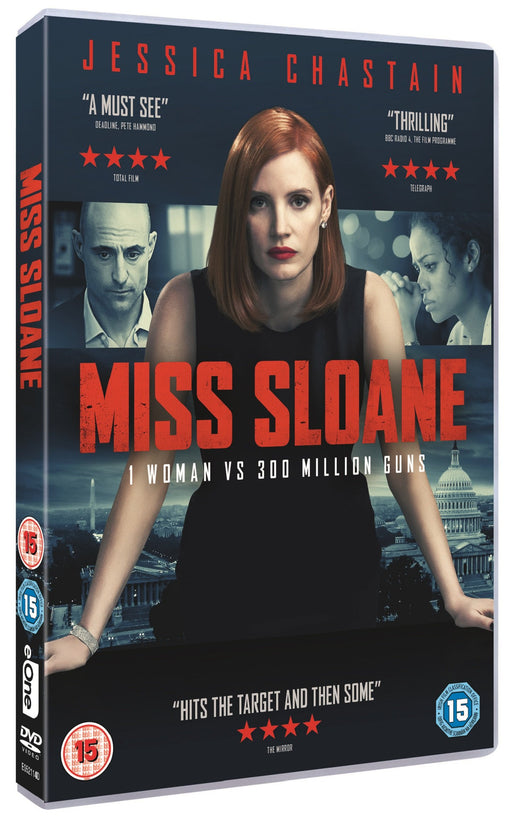 Miss Sloane [DVD] [2017] [Region 2] - New Sealed - Attic Discovery Shop