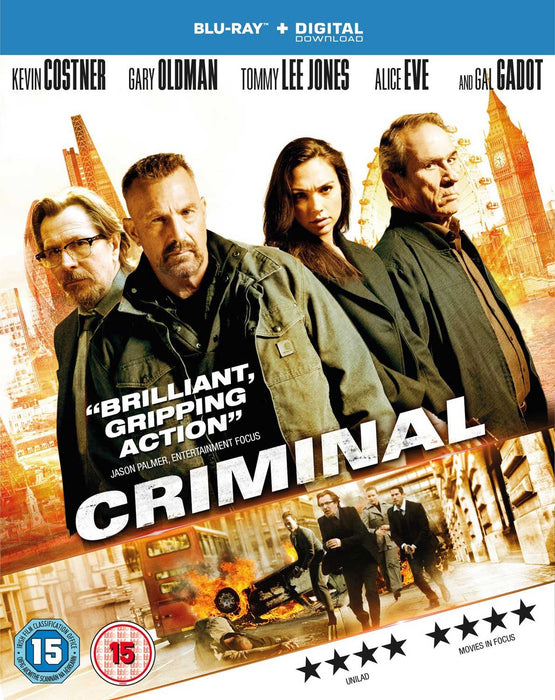 Criminal [Blu-ray] [2016] [Region B] - New Sealed - Attic Discovery Shop