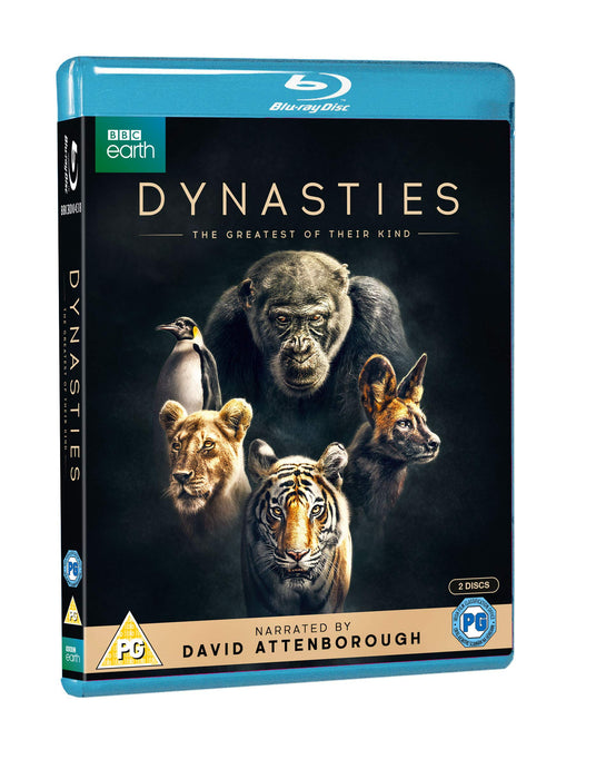 Dynasties [Blu-Ray] [2018] BBC Earth David Attenborough [Region B] - New Sealed