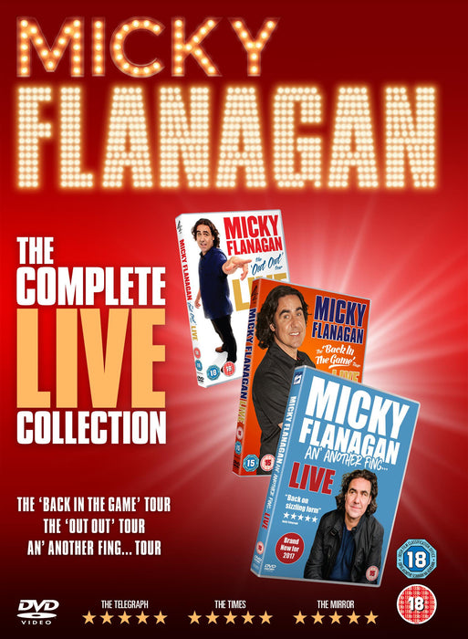 Micky Flanagan The Complete Live Collection [DVD Box Set] [Reg 2] - New Sealed - Attic Discovery Shop