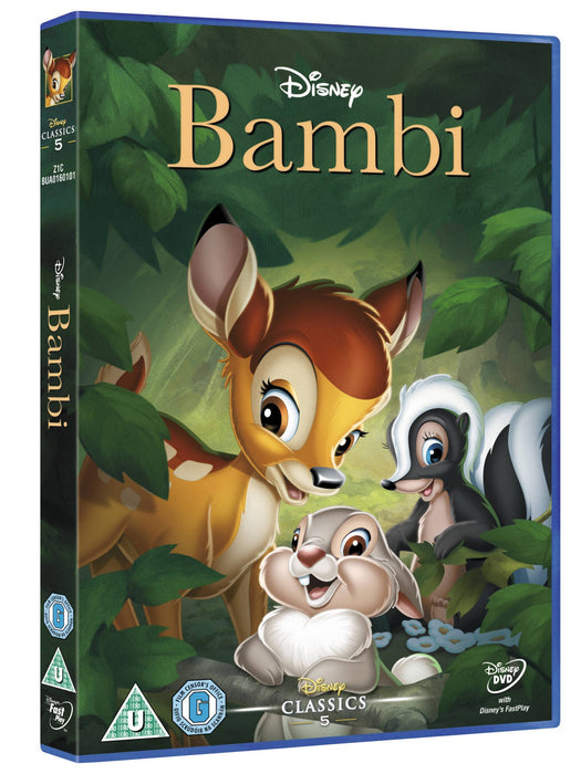 Bambi (1942) (+Inc Limited Edition Artwork Sleeve) [DVD] [Region 2] - New Sealed - Attic Discovery Shop