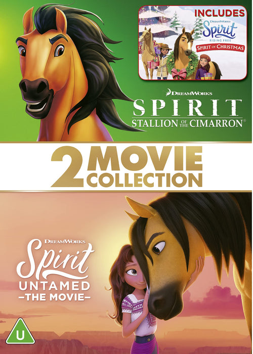 Spirit Movie Collection Inc Untamed [DVD] [2021] [Region 2 UK PAL] - New Sealed - Attic Discovery Shop