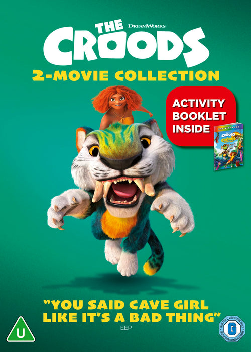 The Croods & A New Age Two Movie Collection [DVD] [2022] [Region 2] - New Sealed - Attic Discovery Shop