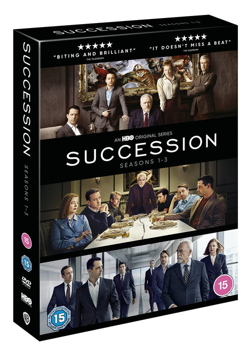 Succession: Seasons 1-3 Complete [DVD Box Set] [2022] [Region 2] - New Sealed