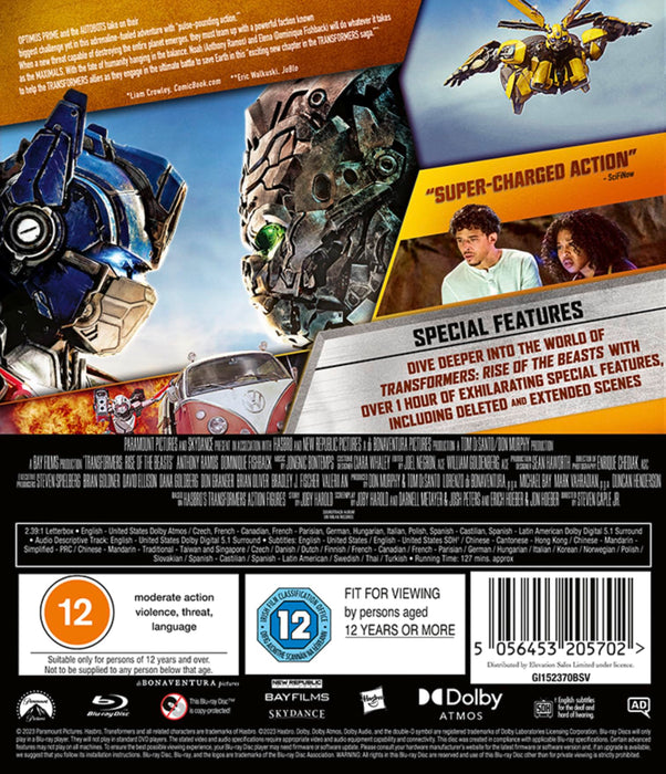 Transformers: Rise of the Beasts [Blu-ray] [2023] [Region Free] - Good - Attic Discovery Shop