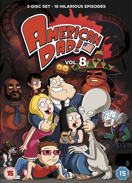 American Dad! Volume 8 [DVD] [NTSC] [Region 2] - New Sealed - Attic Discovery Shop