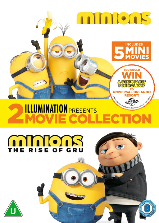 Minions 2-Movie Collection [DVD] [2022] [Region 2, 4 / PAL] - New Sealed - Attic Discovery Shop