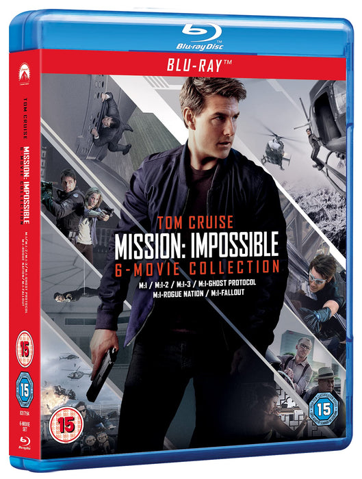 Mission: Impossible The 6-Movie Collection Blu-ray Box Set [2018] [Region Free] - Very Good - Attic Discovery Shop
