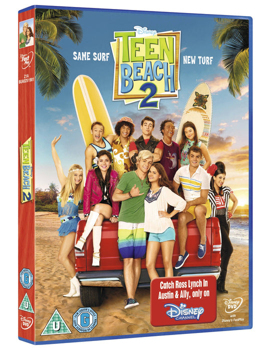 Teen Beach Movie 2 [DVD] [Region 2] [2015 Disney Musical Comedy] - New Sealed - Attic Discovery Shop