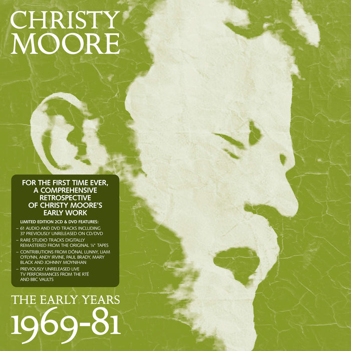 The Early Years: 1969 - 81 - Christy Moore [CD Album] 2CD + DVD Set - New Sealed