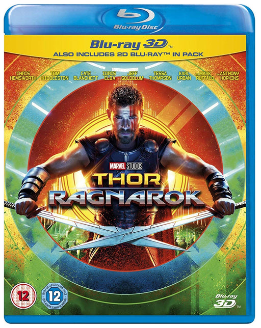 Thor Ragnarok 3D + 2D BD [Blu-ray] [2017] [Region Free] (Marvel) - New Sealed - Attic Discovery Shop