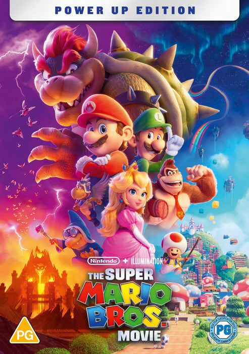 The Super Mario Bros. Movie [DVD] [2023] [Region 2, 4 / PAL UK] - New Sealed - Attic Discovery Shop