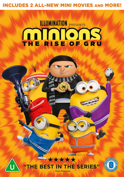 Minions: The Rise of Gru [DVD] [2022] [Region 2 + 4 PAL UK] - New Sealed - Attic Discovery Shop