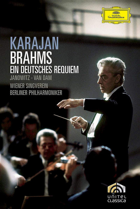 Karajan: Brahms - Ein Deutsches Requiem, Op.45 [DVD] [2008] [NTSC] [Region Free] - Like New - Attic Discovery Shop