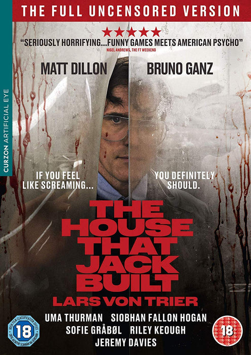 The House That Jack Built [DVD] [2018] [Region 2] (Thriller) Curzon - New Sealed - Attic Discovery Shop