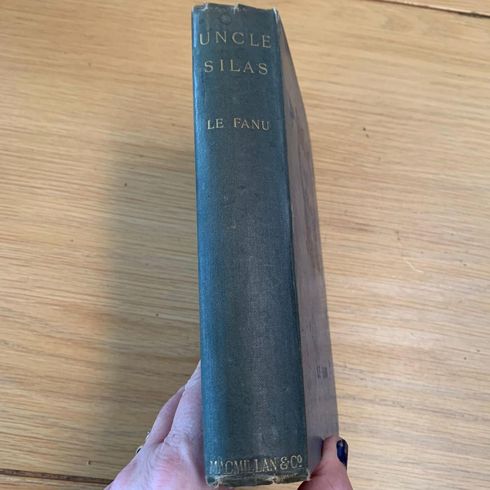 UNCLE SILAS 1899 Sheridan Le Fanu Novel A Tale Of Bartram Haugh Macmillan Book - Good