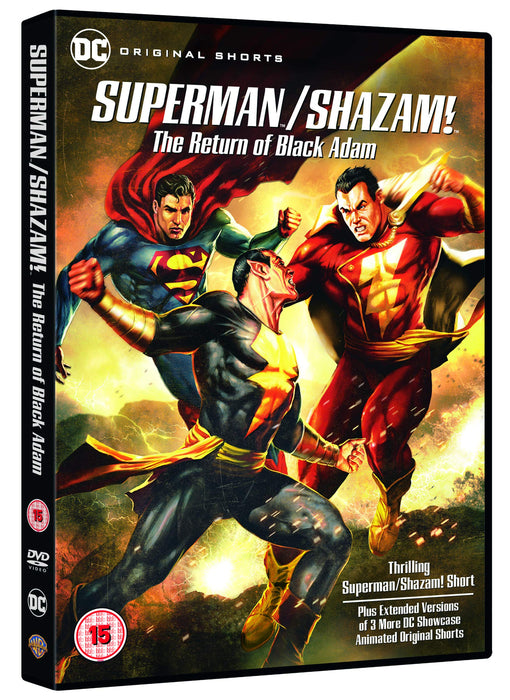 Superman/Shazam!: The Return Of Black Adam [DVD] [2010] [Reg 2] DC - New Sealed - Attic Discovery Shop