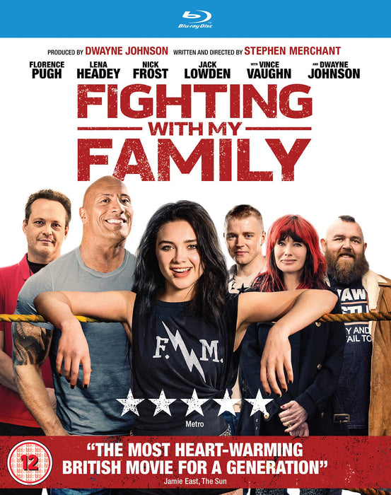 Fighting With My Family [Blu-ray] [2019] [Region B] Wrestling Sports NEW Sealed - Attic Discovery Shop