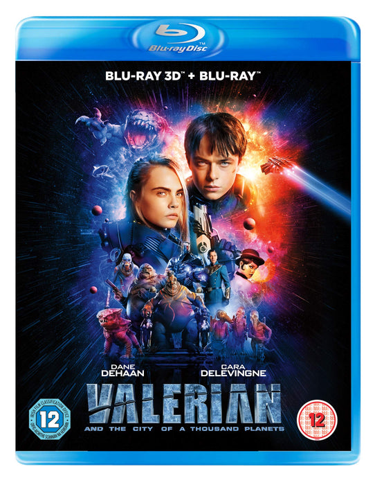 Valerian 3D & 2D [Blu-ray] [Region B] [2017] - New Sealed - Attic Discovery Shop