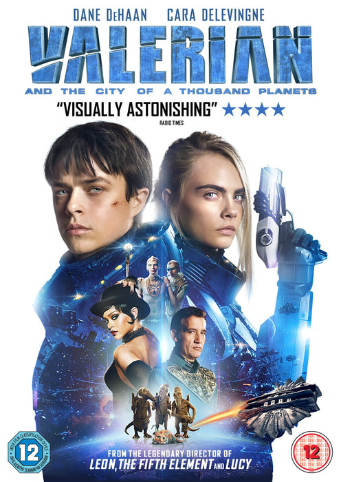 Valerian and the City of A Thousand Planets [DVD] [2017] [Region 2] - New Sealed - Attic Discovery Shop