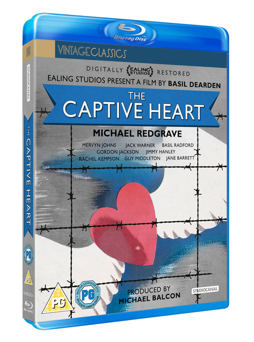 The Captive Heart [Blu-ray] [1946] [Region B] Vintage Classics - New Sealed - Attic Discovery Shop