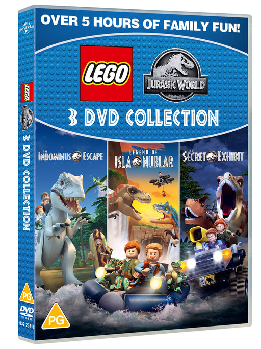 LEGO Jurassic World Triple Set [DVD] [2020] [Region 2 + 4 UK PAL] - New Sealed - Attic Discovery Shop