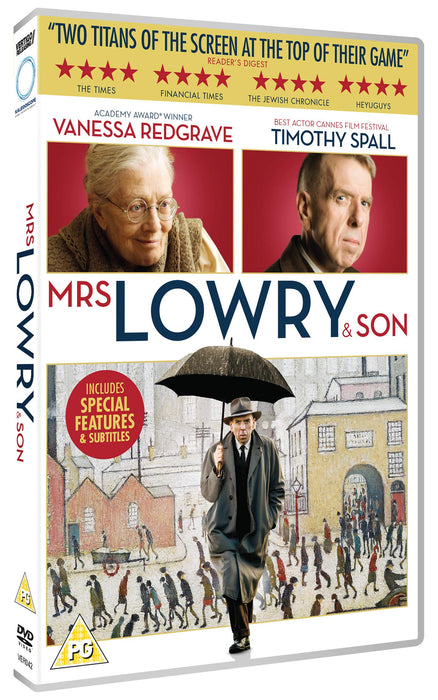 Mrs Lowry & Son [DVD] [2020] [Region 2] Timothy Spall, Vanessa Redgrave - Very Good - Attic Discovery Shop