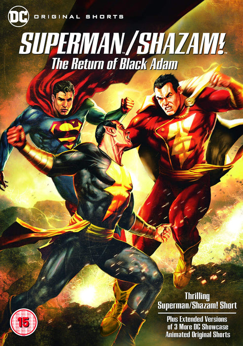 Superman/Shazam!: The Return Of Black Adam [DVD] [2010] [Reg 2] DC - New Sealed - Attic Discovery Shop
