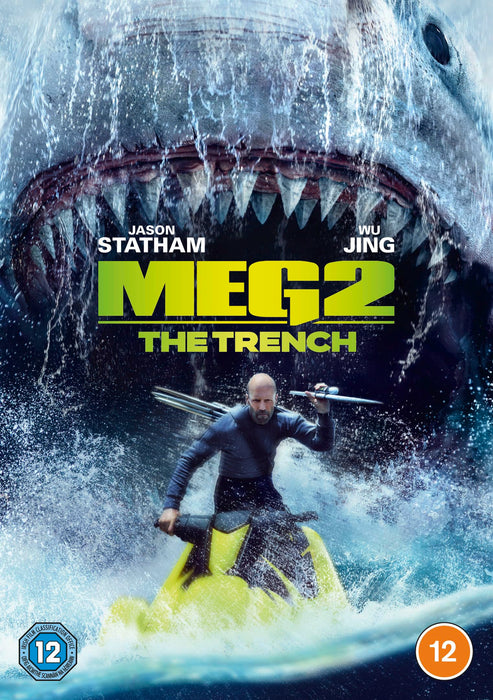 Meg 2: The Trench [DVD] [2023] [Region 2] (Jason Statham) - New Sealed - Attic Discovery Shop