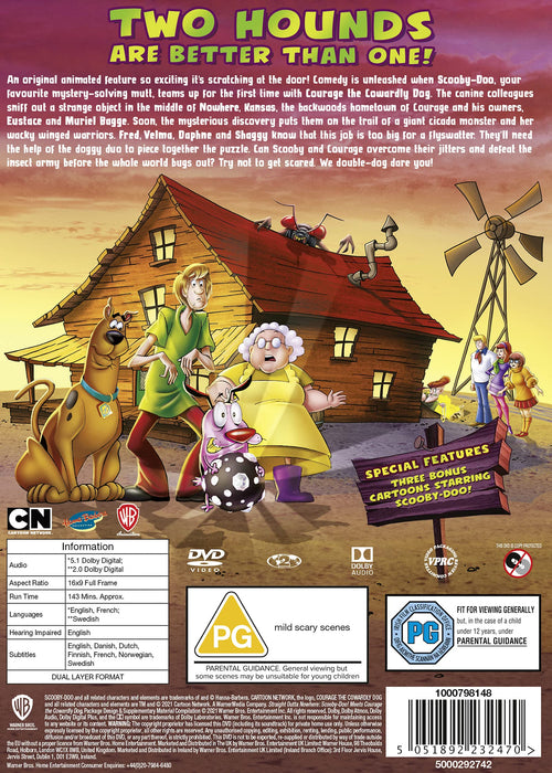 Straight Outta Nowhere Scooby-Doo! Meets Courage the Cowardly Dog DVD NEW Sealed - Attic Discovery Shop