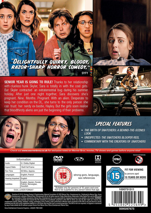 Snatchers [DVD] [2019] [2020] [Region 2] (Horror Comedy) - New Sealed - Attic Discovery Shop