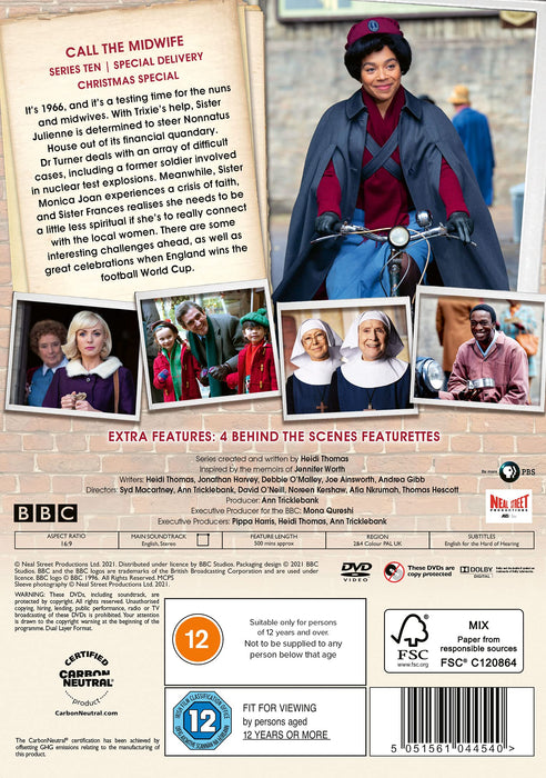 Call The Midwife Series 10 [DVD] [2021] [Region 2 & 4] - New Sealed - Attic Discovery Shop